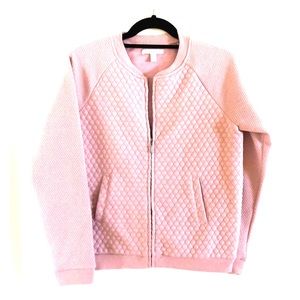 Rosé Varsity-style jacket